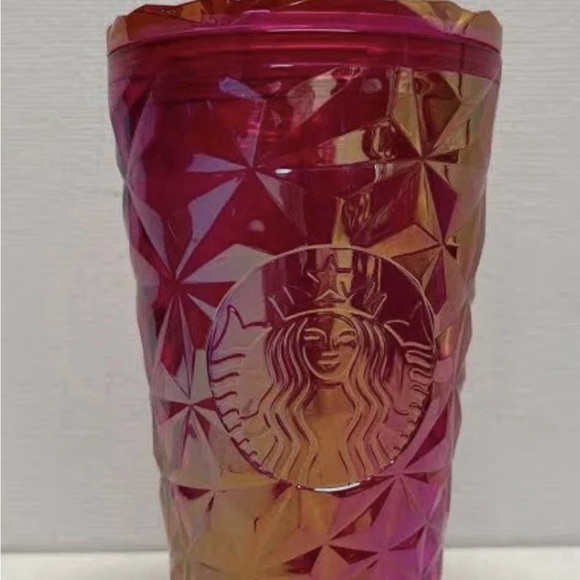 Starbucks Other - New! Starbucks Iridescent Pink Jewel Tumbler 24 ounce 💗💗